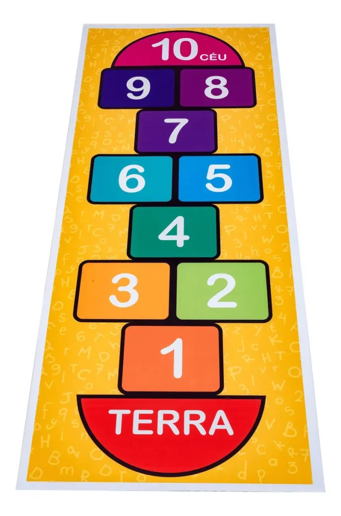 Tapete Amarelinha Infantil Didacto Fun – Céu e Terra Tipo